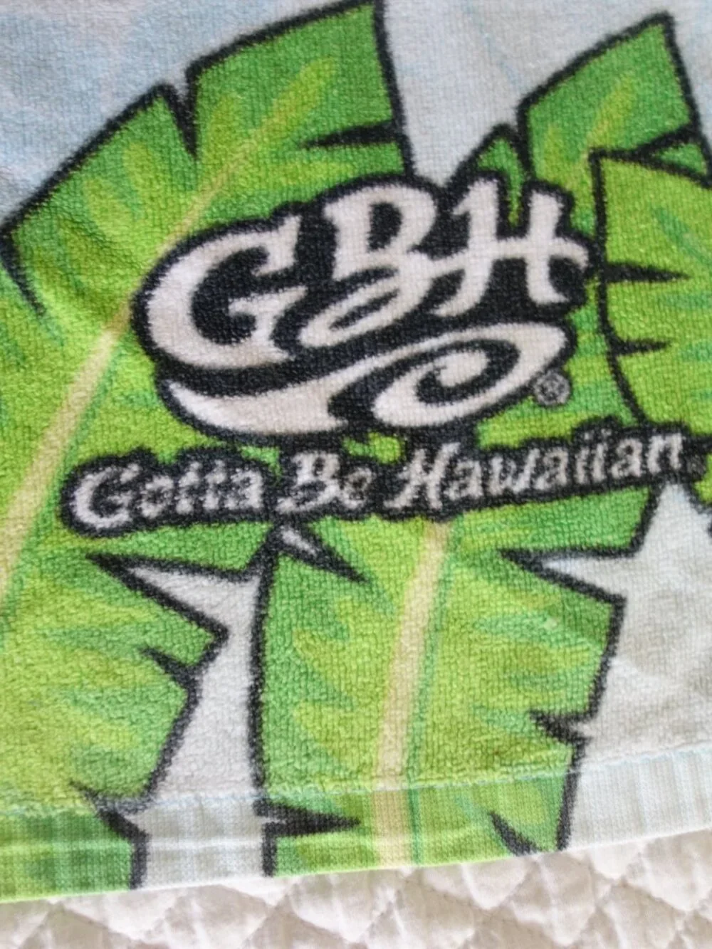 Vntg – GOTTA BE HAWAIIAN GBH Monkey Coconut Trees Beach Towel Approx. 30”x54”
